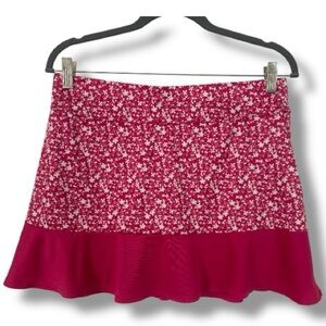 Grand Slam Hot Pink/White Floral Tennis Pickleball, Golf Skort. Women’s Size M
